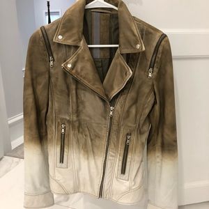 Malibu Road Ombré leather jacket